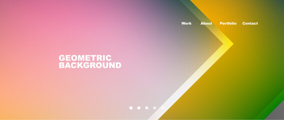 Glassmorphism geometric abstract background. Vector Illustration For Wallpaper, Banner, Background, Card, Book Illustration, landing page