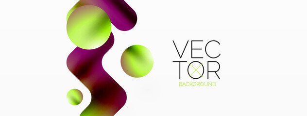 Serene Symmetry. Minimalist Lines and Circles Merge in a Tranquil Dance of Gradients, Shaping an Enchanting Abstract Backdrop of Elegance