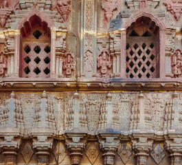 Hindu temple of Agoreshwar, dedicated to Shiva. India.