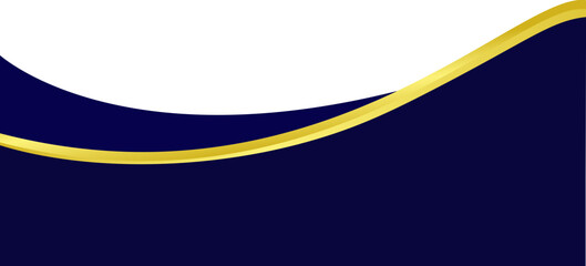 elegant blue corner border