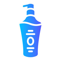 facial wash Gradient icon
