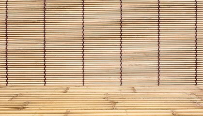 Bamboo mat background. The asian mat from bamboo. natural decor