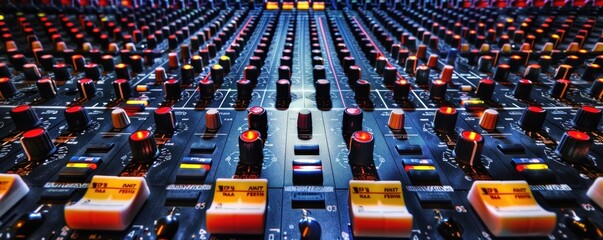 mixer control, studio music engineer, backstage control sound mixer, professional audio mixing