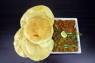 Keema Puri and Chole Bhature Recipe is the most famous food in South Indian
