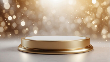 3d luxury podium background product display