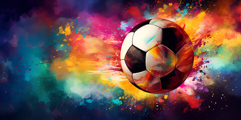 soccer ball on the world, Soccer match template Illustration 