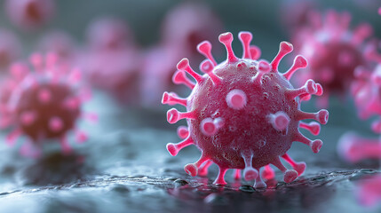 Adeno-associated virus, 3d illustration.