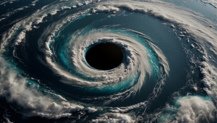 hurricane close view with nice look 