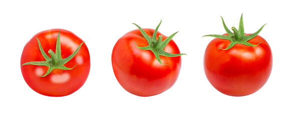 tomatoes isolated on white background