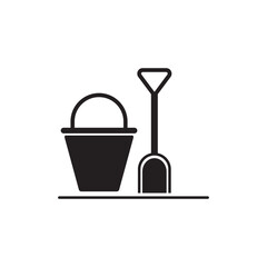 sand bucket icon