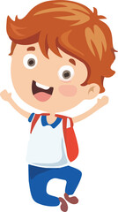 kids school illustration