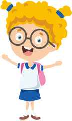 kids school illustration