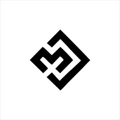 Print MD letter logo design for your name and brand