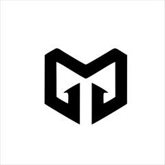 Print MD letter logo design for your name and brand