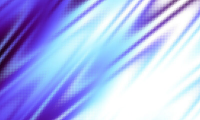 Blue and white gradient halftone dots background. Vector illustration. Abstract pop art style dots on abstract blur background - 771198667