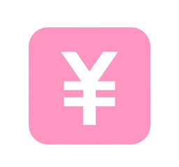 Obraz premium シンプルなピンク色の円マーク