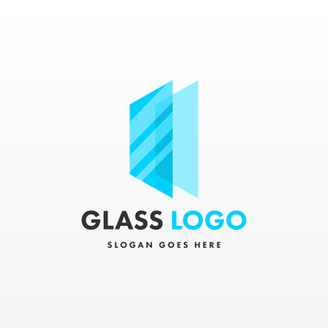 Creative design glass logo template