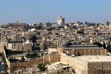 Fototapeta na wymiar Jerusalem Israel 08/20/2023. The city of Jerusalem is the capital of the state of Israel.