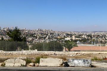 Jerusalem Israel 08/20/2023. The city of Jerusalem is the capital of the state of Israel.