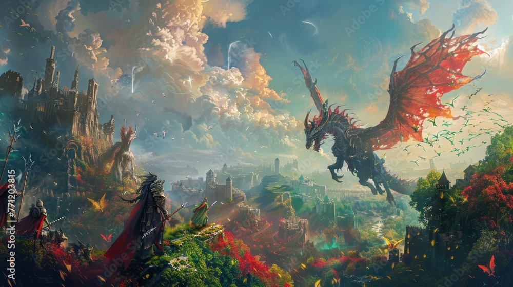 Poster mythical heroes and monsters clashing in epic battles that shape the course of history.