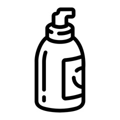 shaving cream Line Icon