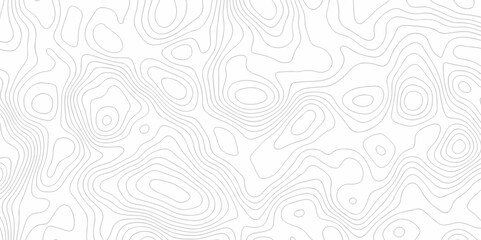 Topographic map. Geographic mountain relief. Abstract lines background. Contour maps. Vector illustration, Topo contour map on white background, Topographic contour lines vector map seamless pattern