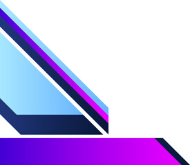 Vibrant Geometric Corner Decorations