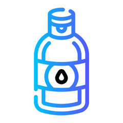 micellar water Line Gradient Icon