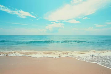 Photo sur Aluminium Turquoise photo empty sea and beach background