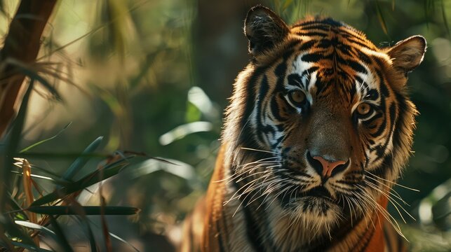 the captivating elegance of a Bengal tiger's stripes, each one a testament to nature's impeccable design.