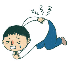 腰が痛い男性