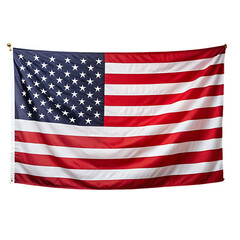 united states flag in realistic 3d render