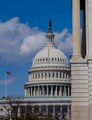 Fototapeta na wymiar US congress. United States Capitol Building - Washington DC United States. American congress.