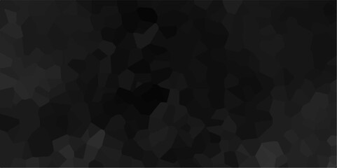 Fototapeta premium Beautiful gray and black crystallized black background. abstract light colorful stone tile pattern. modern wallpaper, trendy simple minimal geometric pastel background vector abstract mosaic backdrop.