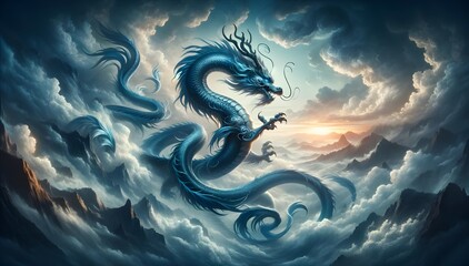 한국의 청룡의 모습