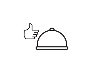 Food service icon vector symbol design illustration
