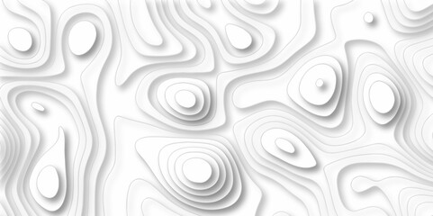 Topographic map. Geographic mountain relief. Abstract lines background. Contour maps. Vector illustration, Topo contour map on white background, Topographic contour lines vector map seamless pattern