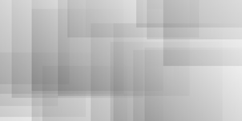 Abstract white background design with layers of textured white transparent material in triangle and squares shapes. White color technology concept geometric line vector background.