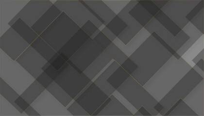 Abstract black square pattern background design