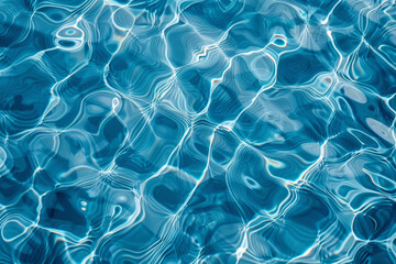 water pool, complete with ripples and flowing waves, offering a seamless pattern for a refreshing blue aqua swimming experience during the summer. This pattern captures the essence of the sea and ocea