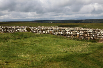 Along the Hadrian's wall between Twice Brewed and Chollerford - Northumberland - England - UK © Collpicto