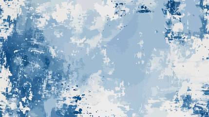 Blue and white paint background with vintage distresse