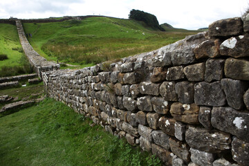 Along the Hadrian's wall between Twice Brewed and Chollerford - Northumberland - England - UK © Collpicto