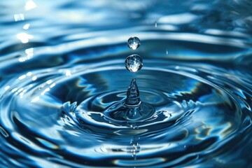 Water drop. World Water Day  Water drop. World Water Day  World Water Day
