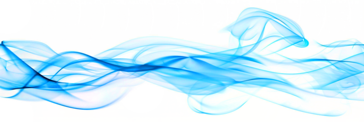 abstract blue smoke, PNG File