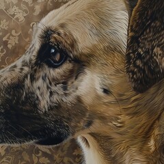 Fototapeta premium Dog Wallpaper 