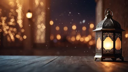 Sierkussen lantern islamic background © Rizki Ahmad Fauzi