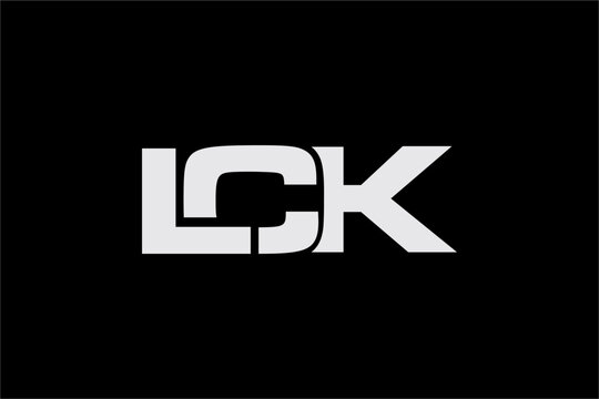 LCK creative letter logo design vector icon illustration
