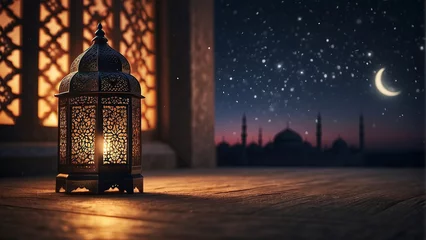 Foto op Plexiglas lantern islamic background © Rizki Ahmad Fauzi