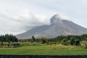 View of an active Volcano
